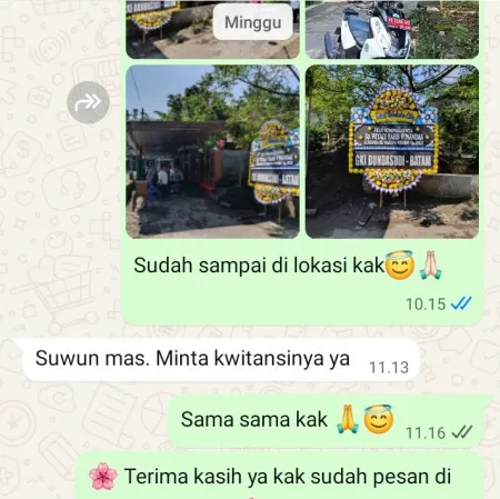 Pengiriman Papan Bunga Duka Pabuaran Tumpeng
