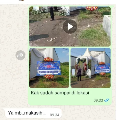 Pengiriman Karangan Bunga Pabuaran Tumpeng