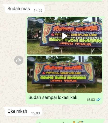 Pengiriman Papan Bunga Pabuaran Tumpeng