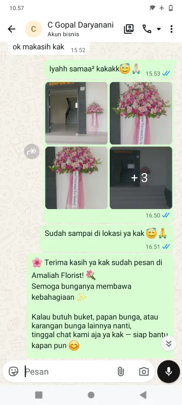 Pengiriman Karangan Bunga Pabuaran Tumpeng