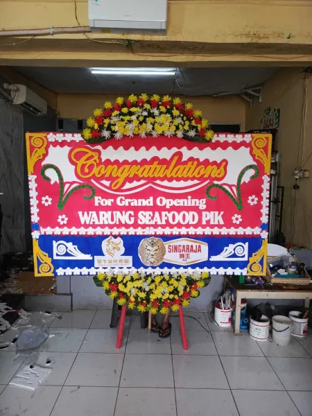 Papan Bunga Ucapan Selamat Pabuaran Tumpeng