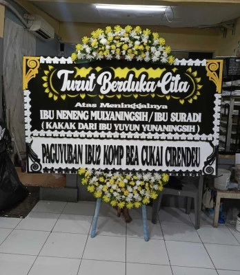Papan Bunga di Pabuaran Tumpeng